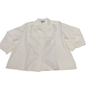 White Vintage button down blouse